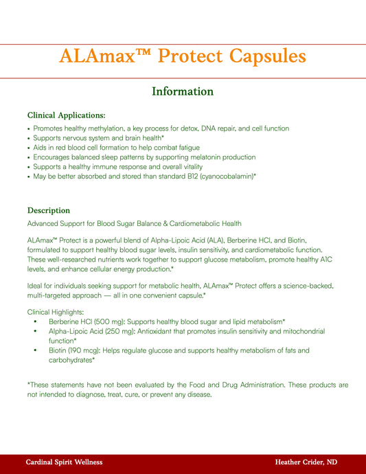ALAmax™ Protect 120 Capsules
