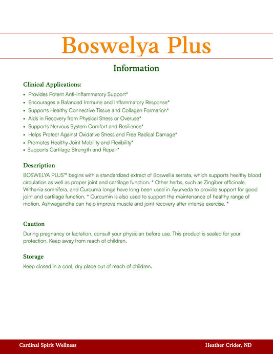 Boswelya Plus 90 Caplets, inflammation relief, arthritis relief