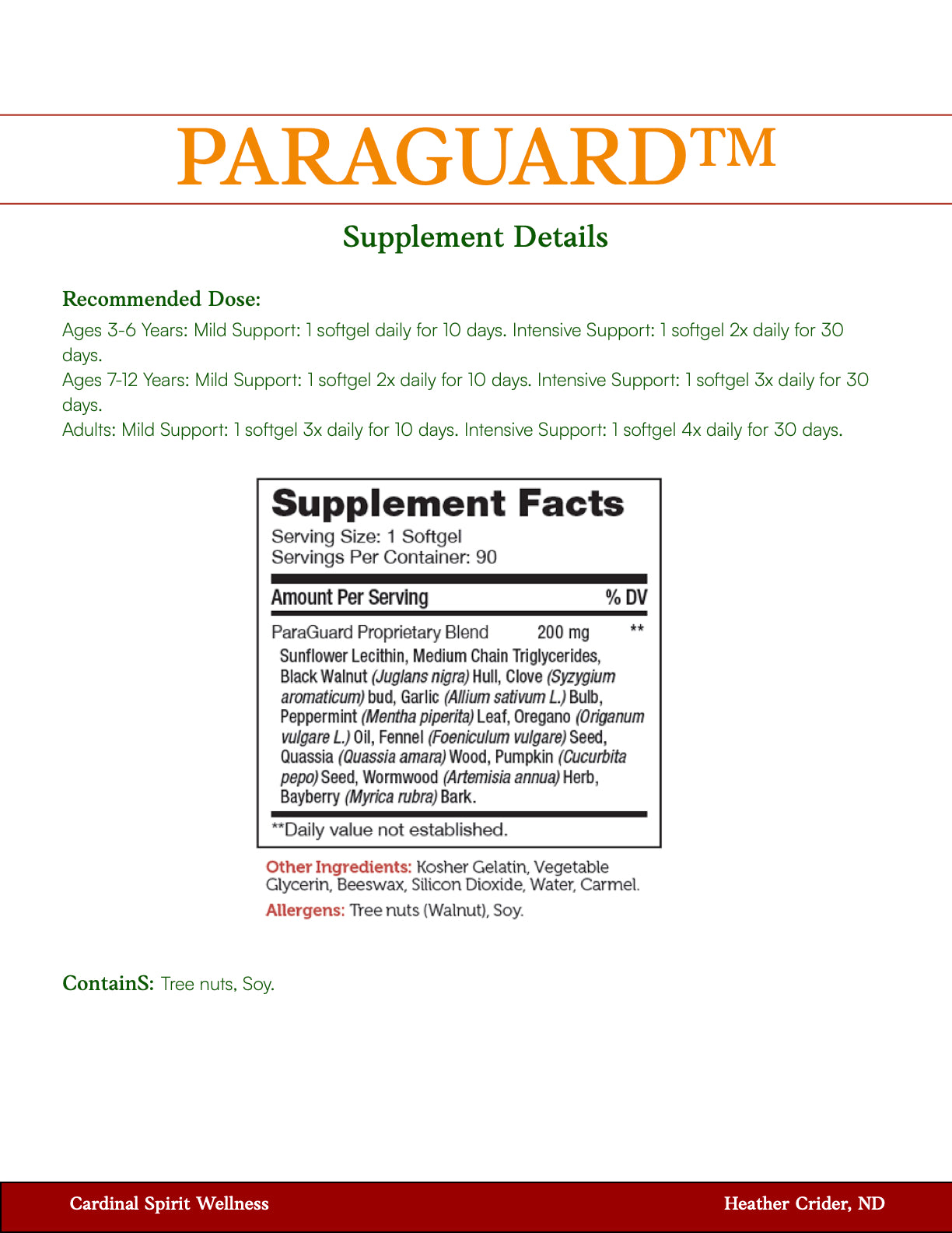 ParaGuard 90 Softgels