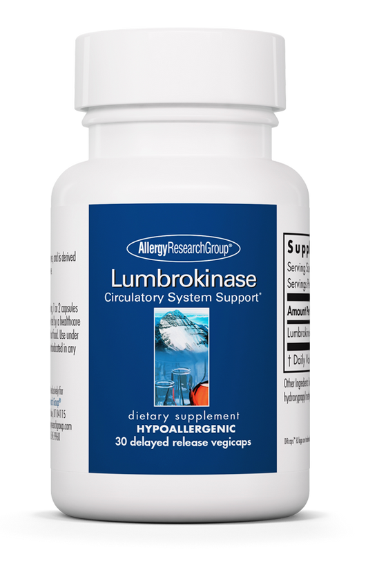 Lumbrokinase 30 Capsules, Helps manage balance of prostaglandins, maximum absorption, supports exercise recovery, manages pain from exercise and muscle injury, supports joint health. Lumbrokinase. 