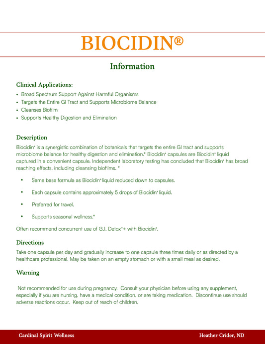 Biocidin® 90 Capsules