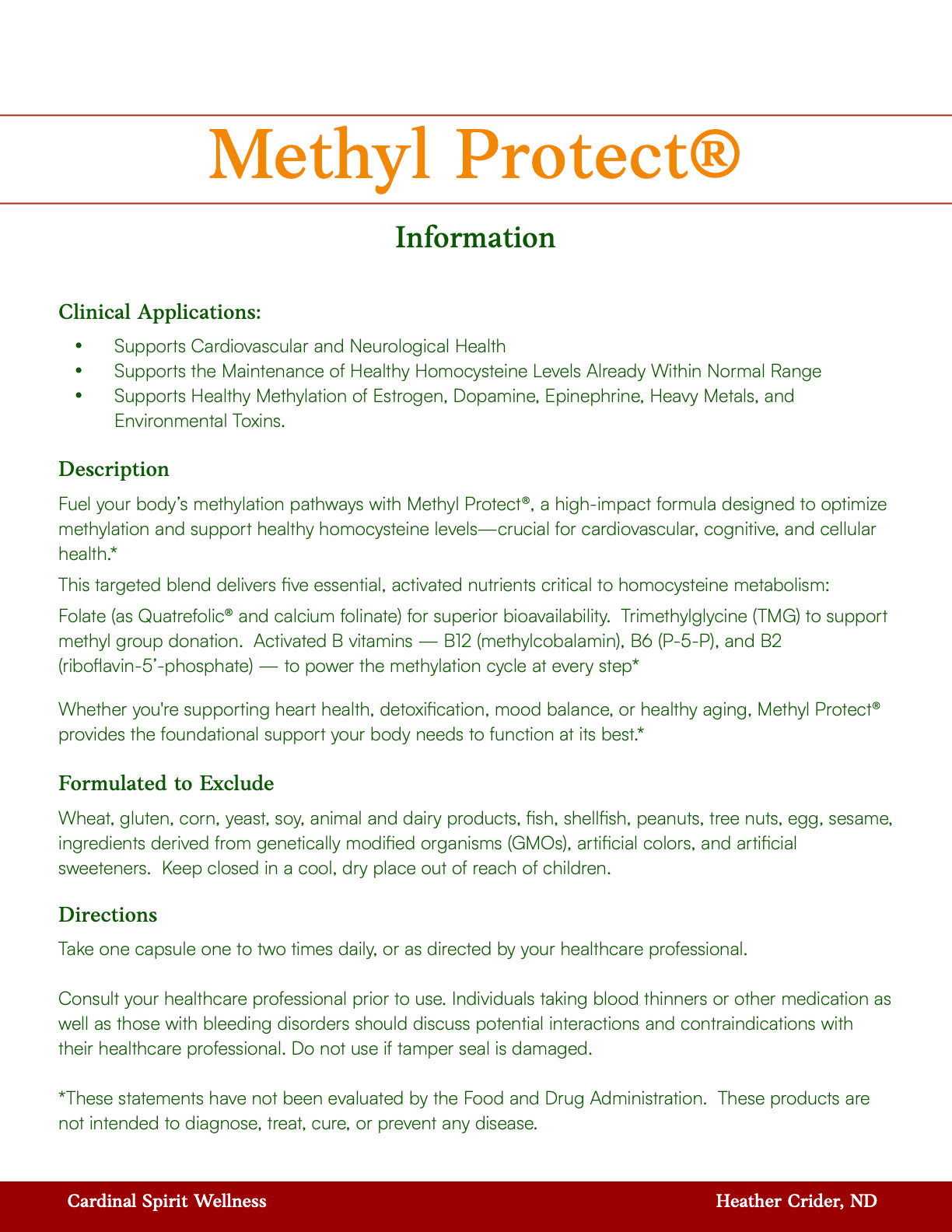 Methyl Protect® 120 Capsules