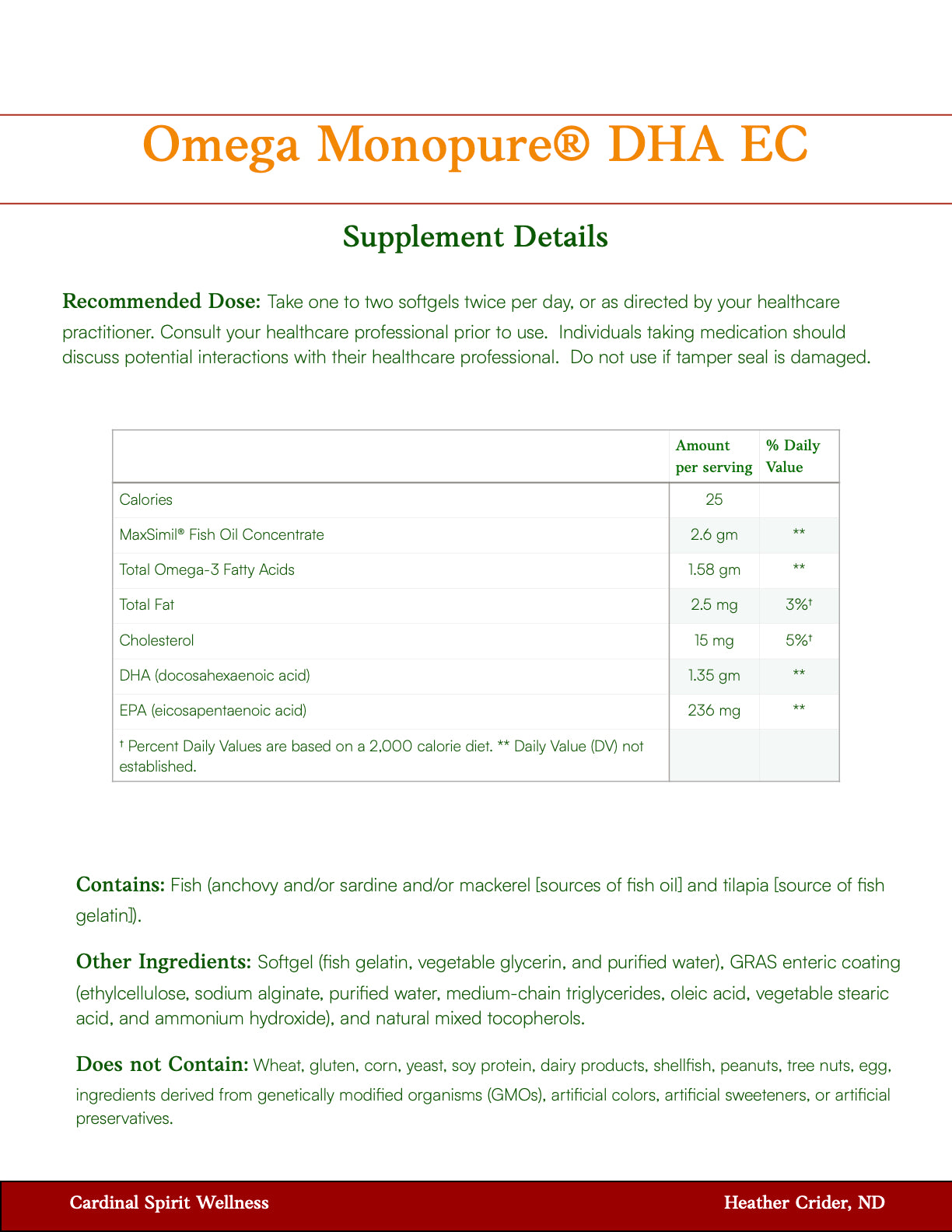 fish oil, omega, holistic fish oil