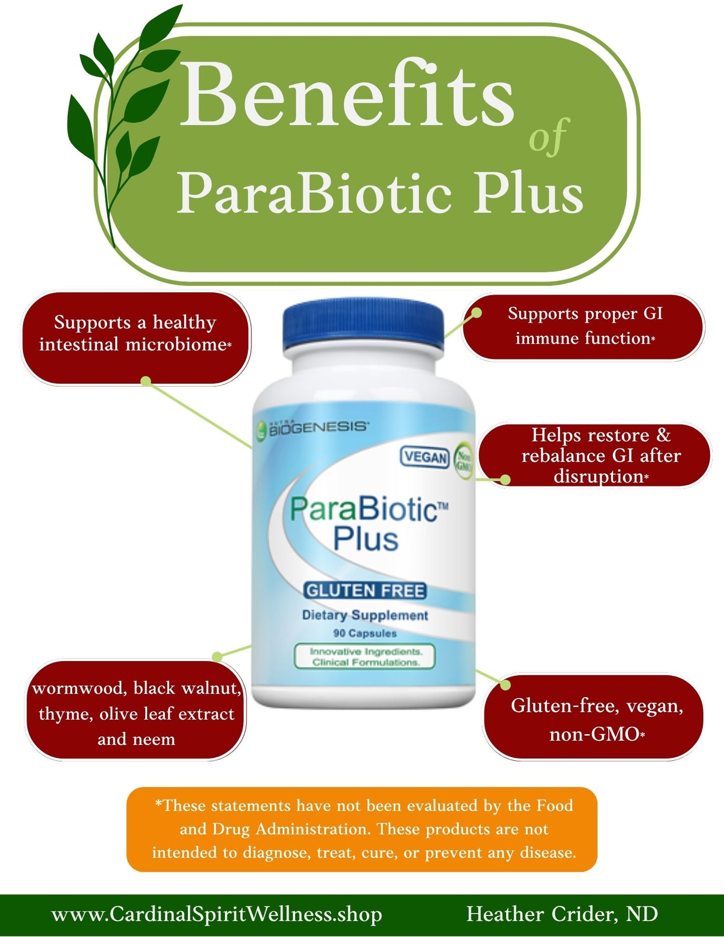 ParaBiotic Plus 90 Capsules