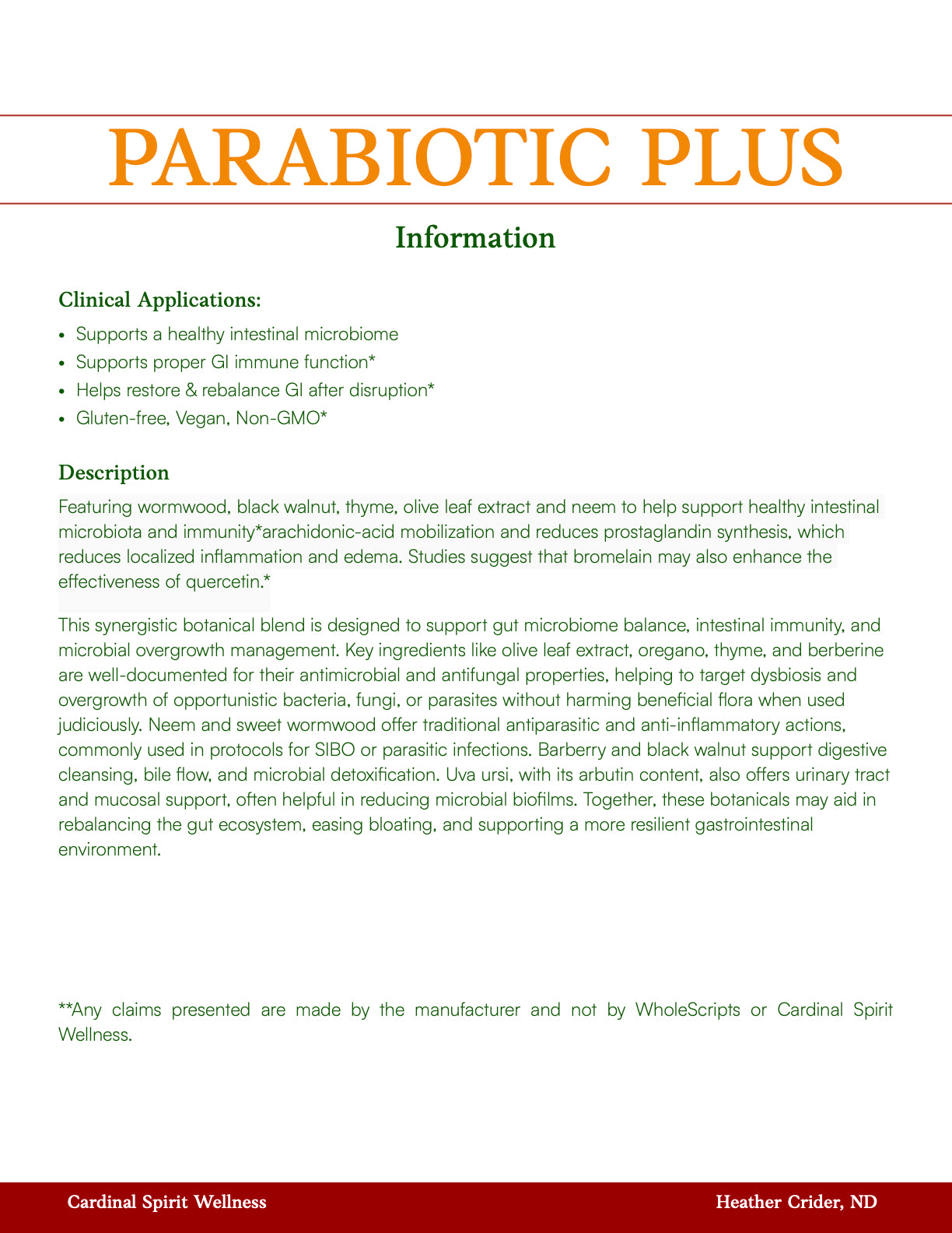 ParaBiotic Plus 90 Capsules