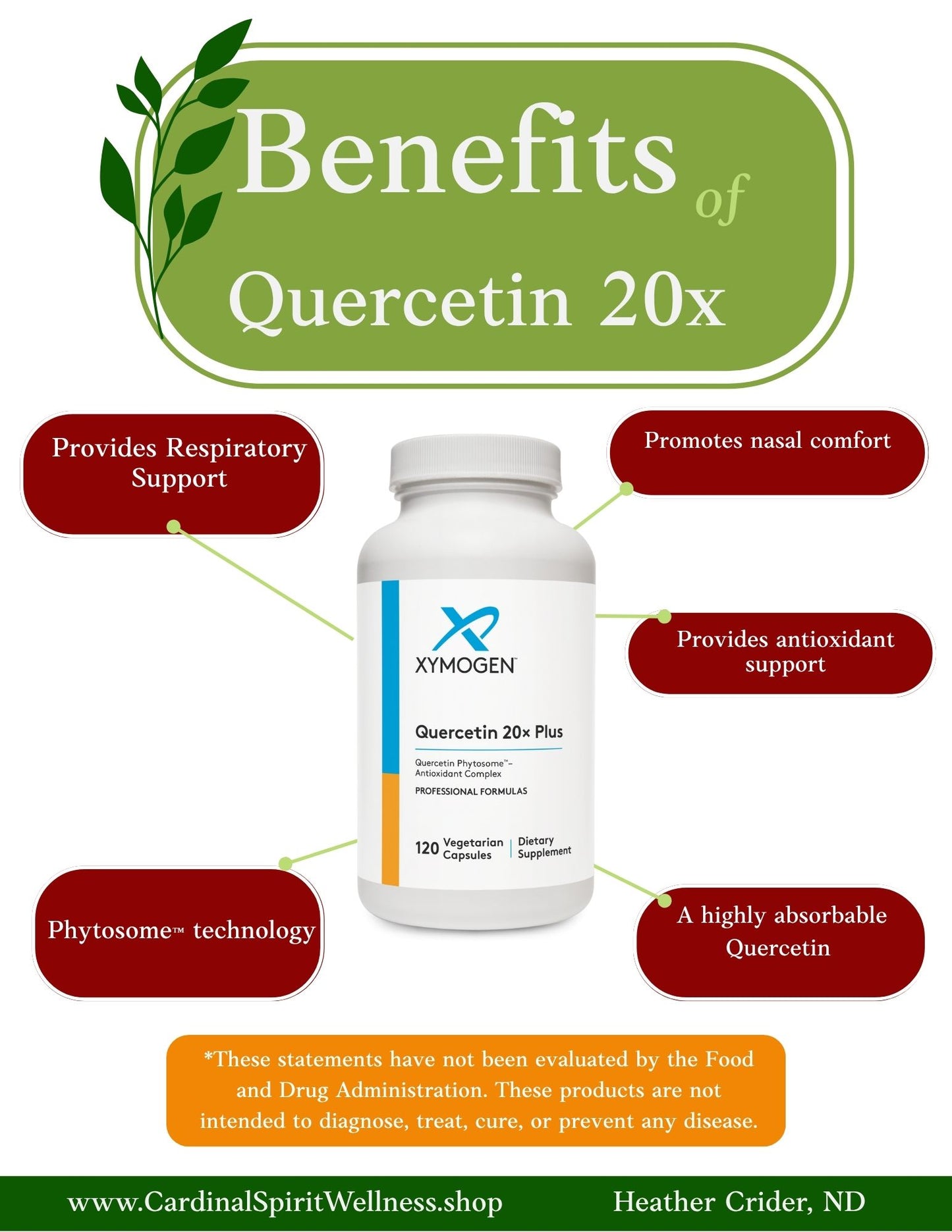 Quercetin 20× Plus 60 Capsules