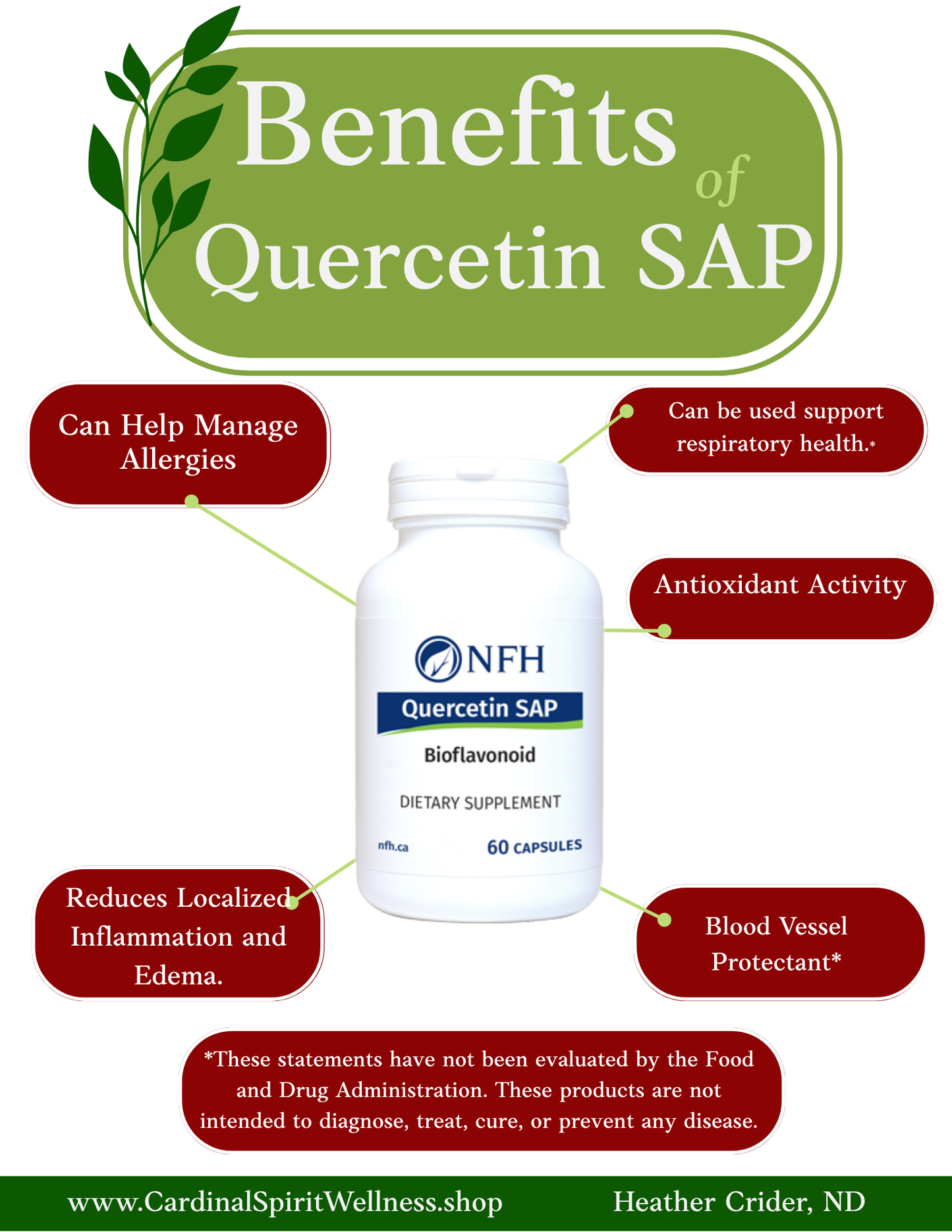 Quercetin SAP 60 Capsules