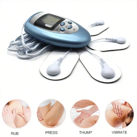 Electric Pulse Massager TENS EMS Electrical Nerve Muscle Stimulator Electrostimulator Low Frequency Massage Device