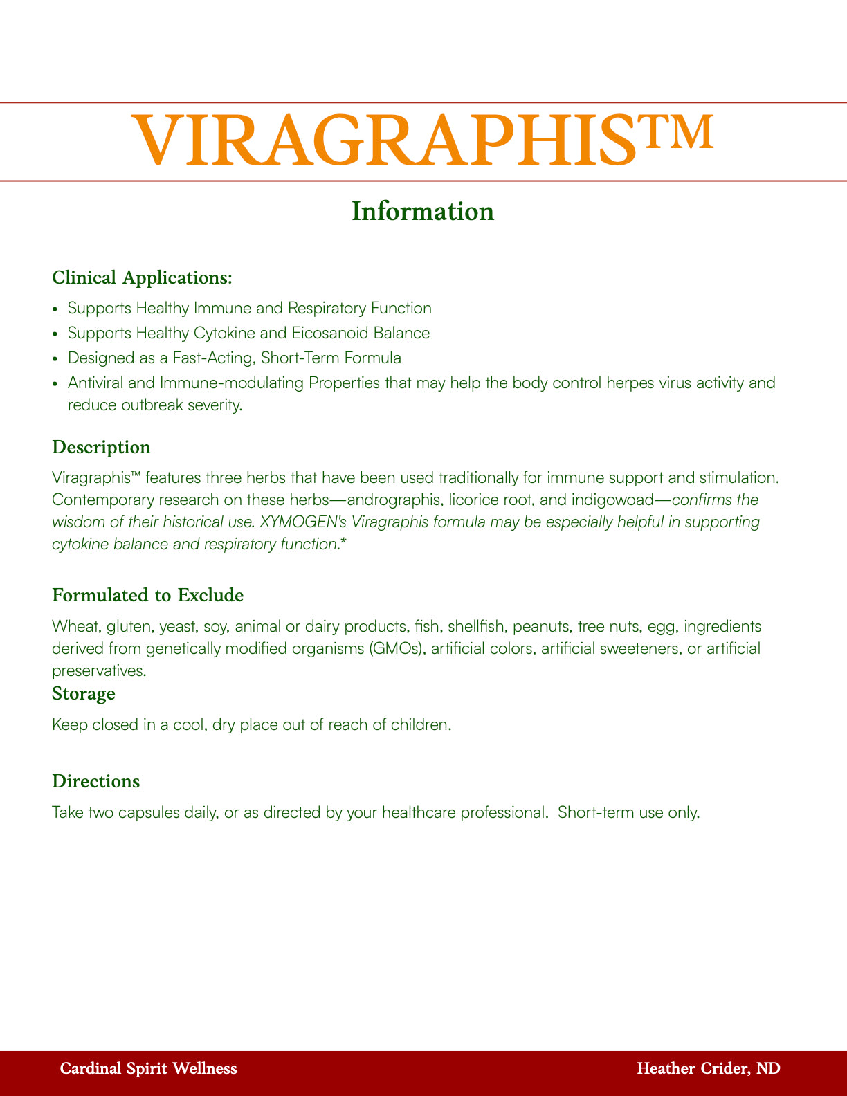 Viragraphis™ 60 Capsules